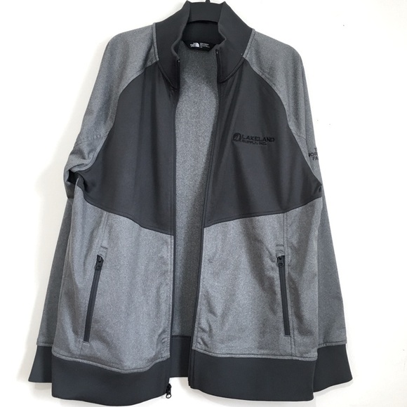 The North Face Gray Zip Up Long Sleeve Performance Jackets - Picture 1 of 16